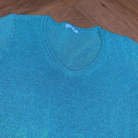 J.McLaughlin Knit Sweater Aqua - Picture 2 of 4